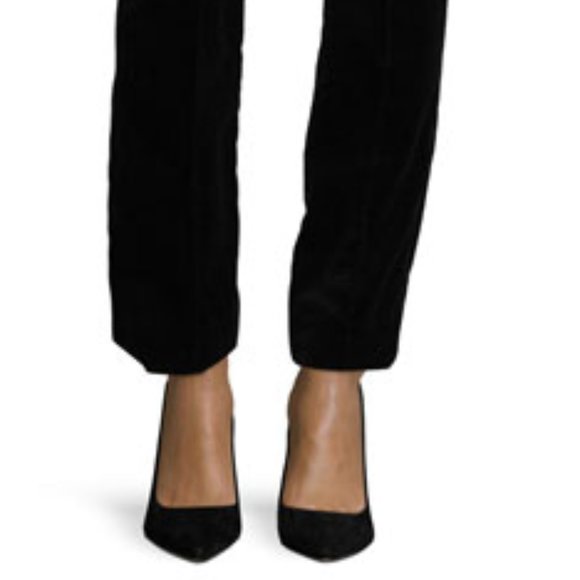 DVF - High Waist Skinny Velvet Pants - Picture 5 of 7